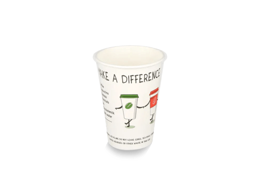 Kartonnen koffiebeker 180cc 7.5oz Ø70mm Recycle FSC®Mix