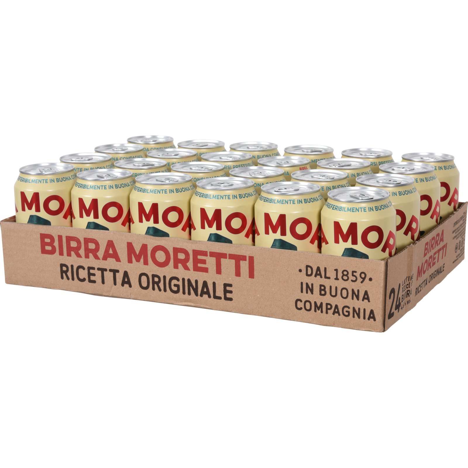 Birra Moretti Dosen 24 x 33 cl