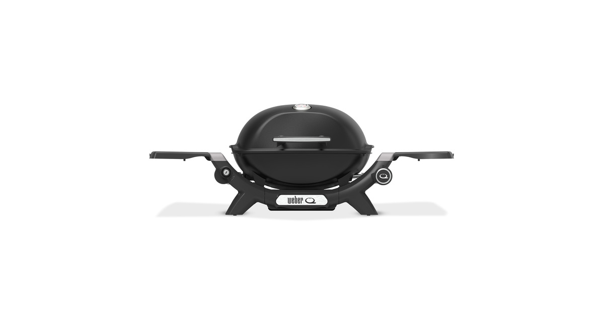 WeberQ 1200N gasbarbecue  (Zwart, 1 Brander | Propaan/butaan)
