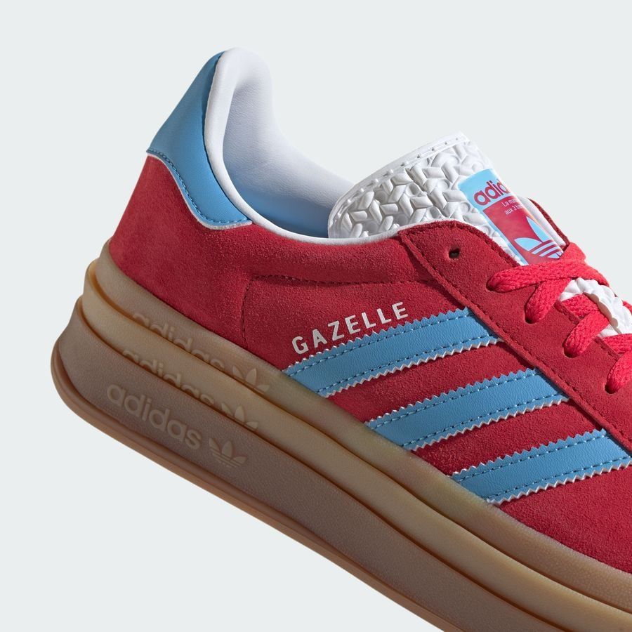 adidas Original Gazelle Bold Chaussures - Rouge/Bleu Femme