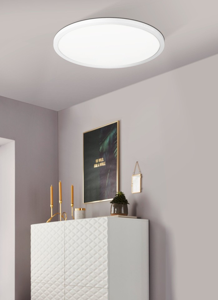 EGLO - Rovito-Z loftlampe hvid Ø42 - RGB + TW - Zigbee, Bluetooth