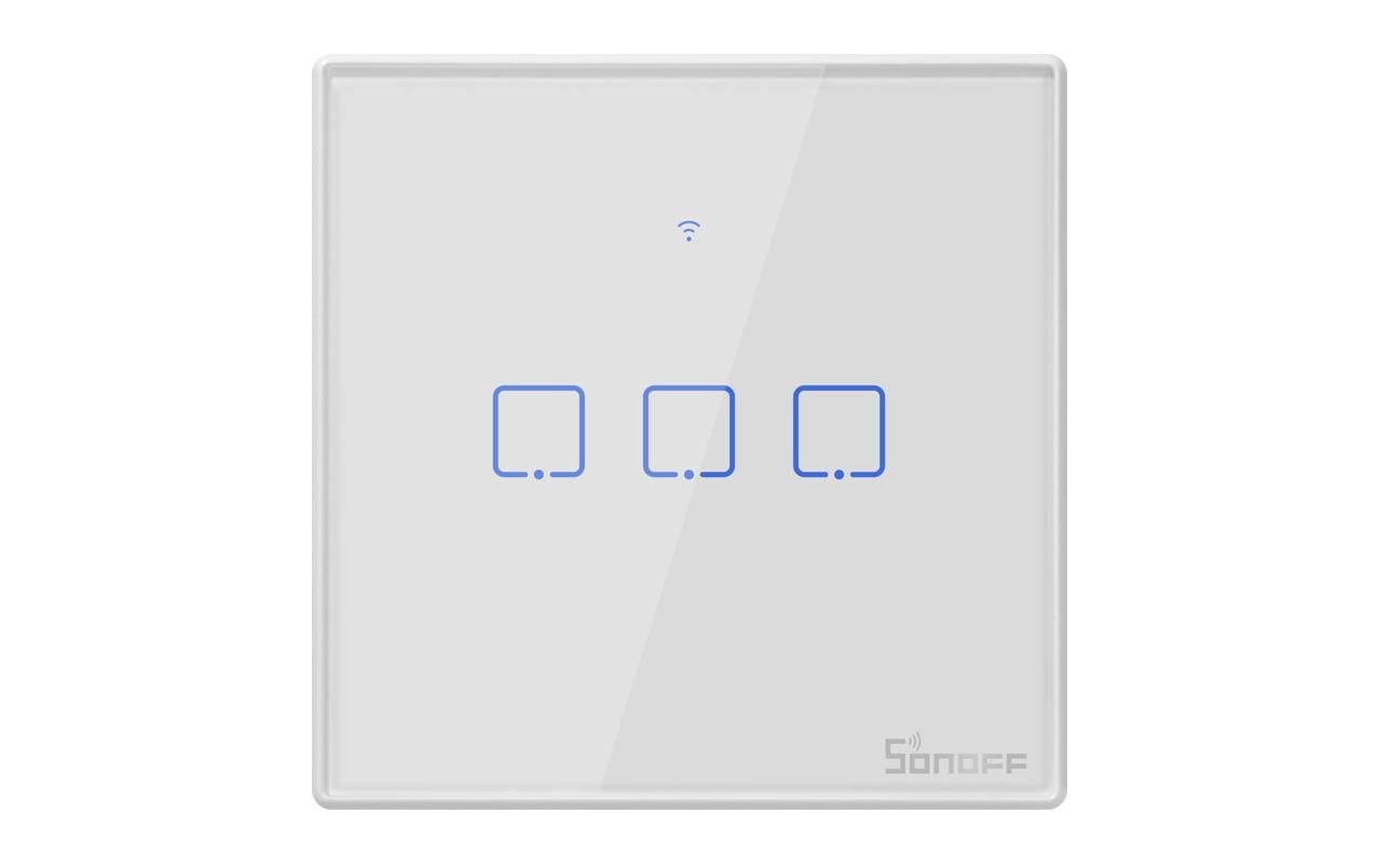 RF-Lichtschalter T2EU3C-RFIntelligenter 3-gang Wand-Schalter