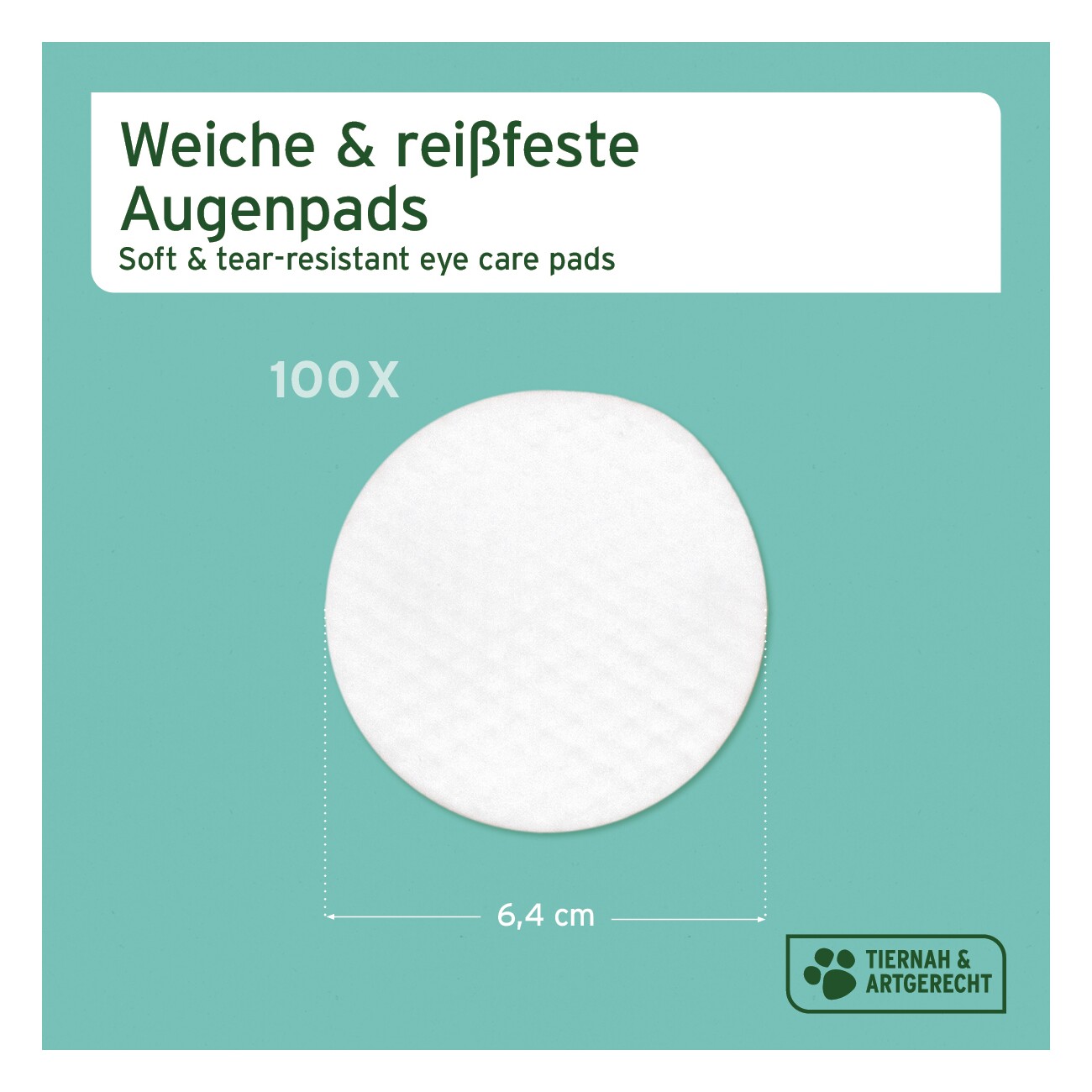 AniForte Augen-Reinigungspads Augenpflege Pads 100 Stück