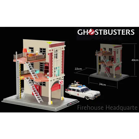 Revell 3D Puzzle Ghostbusters Firestation, 130 Teile