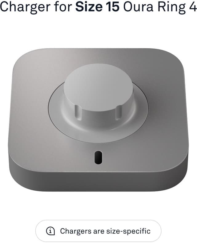 Oura Ring 4 oplader (størrelse 15)