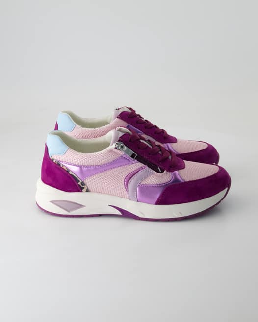 Waldläufer H-Jill Schnürschuhe in Lila
