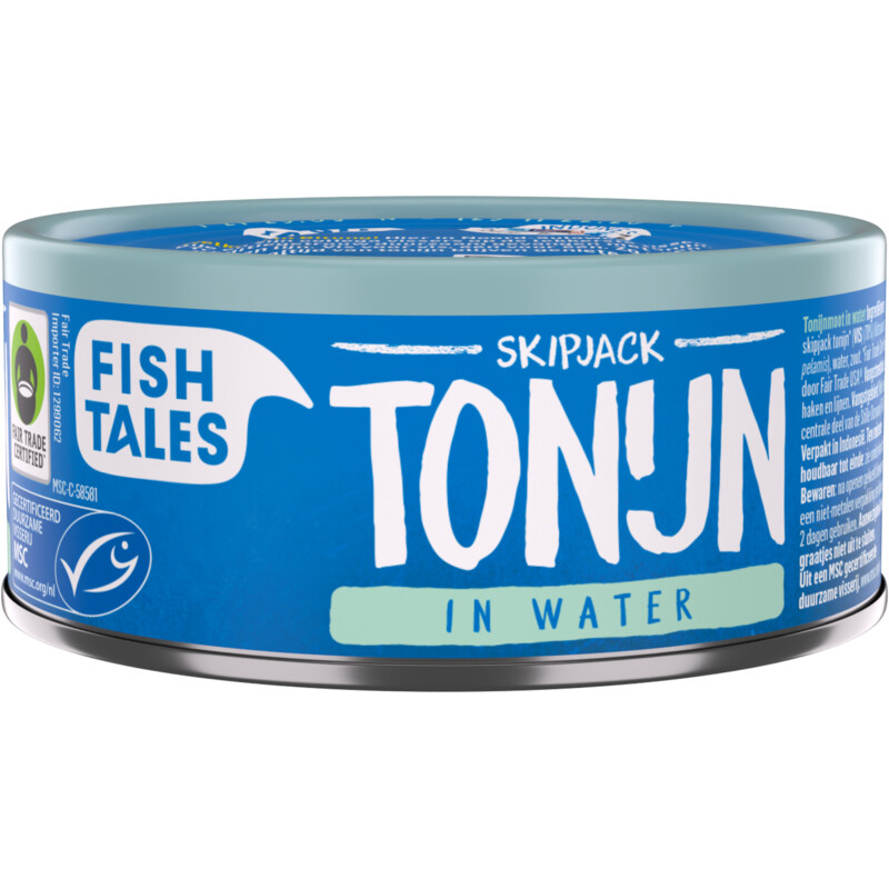 Fish Tales Skipjack tonijn in water