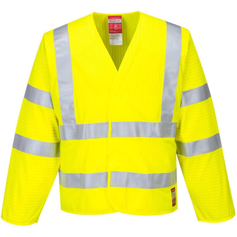 Portwest FR85 Gilet HV ML Antistatique - Résistante à la flamme
