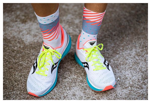 Chaussettes Incylence Wildness Inferno Blanc Rouge Bleu