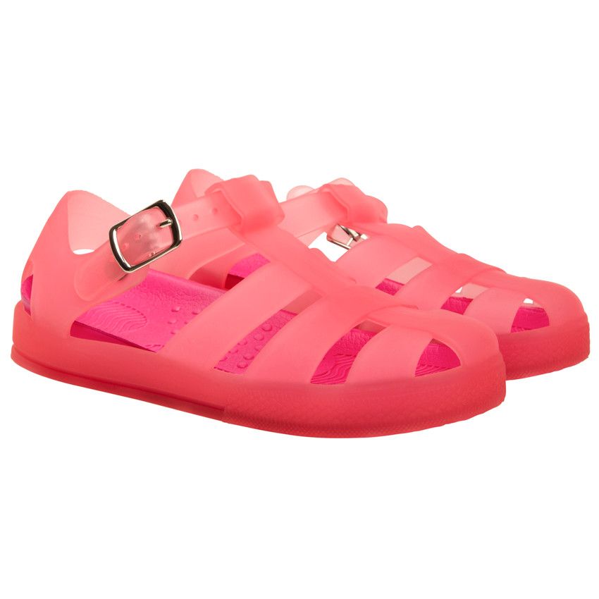 Sandales de plage avec semelles amovibles pour fille - Fuchsia