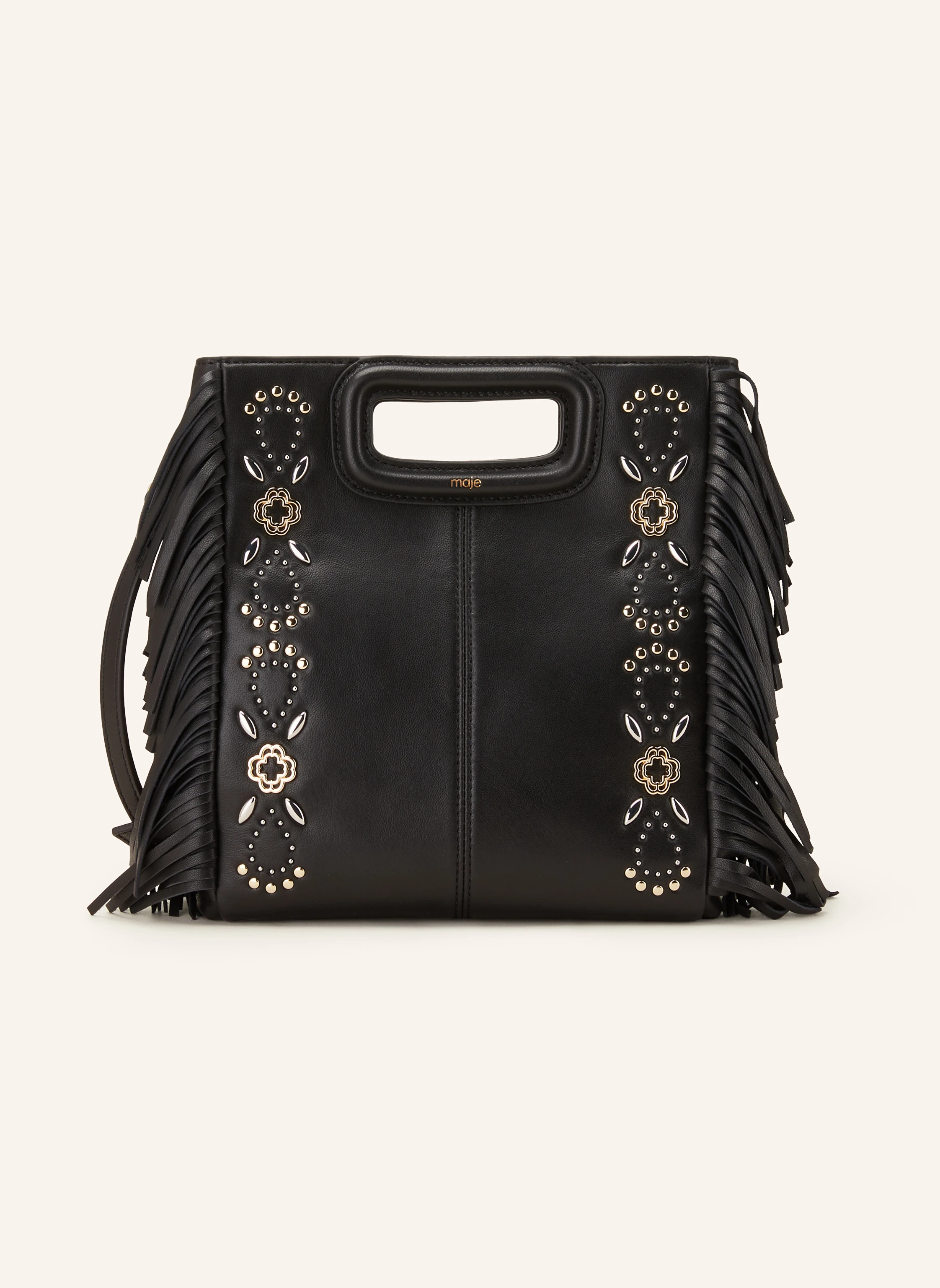 maje Handtasche mit Nieten