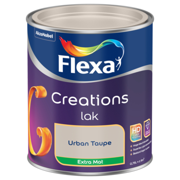 Flexa Creations binnenlak extra mat urban taupe 750 ml