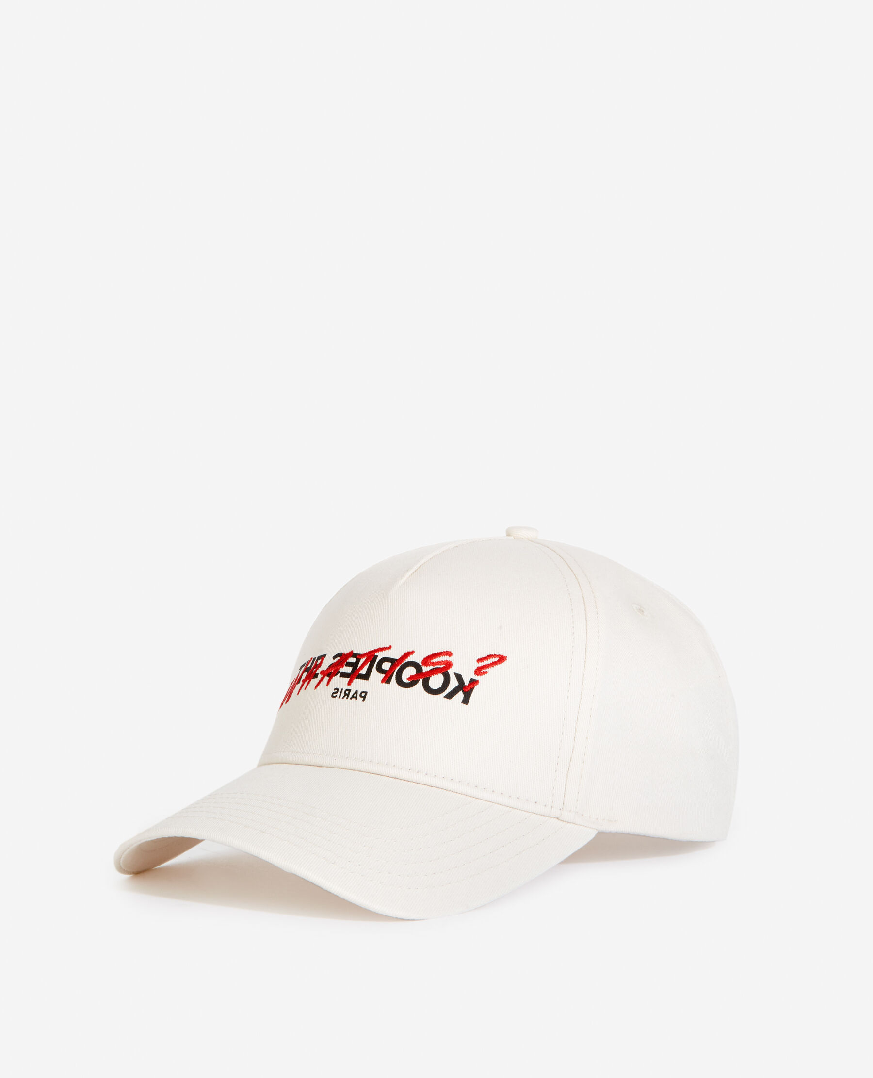 Casquette coton écrue broderie What is