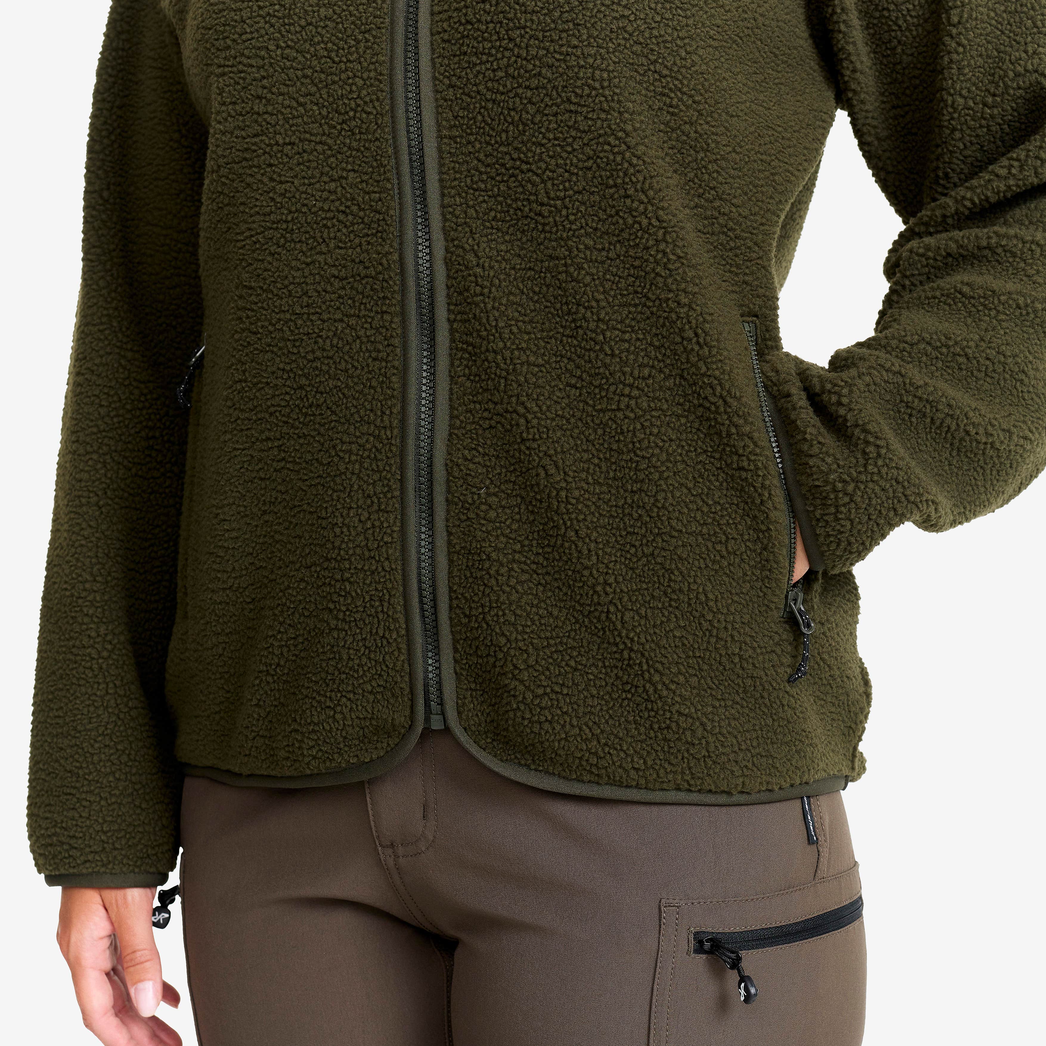 Canyon Full-zip Pile Fleece Dame Forest Night