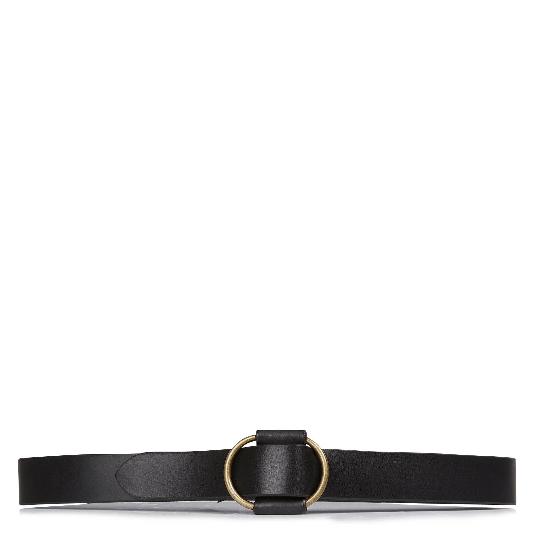 Ceinture en cuir de buffle | Noir
