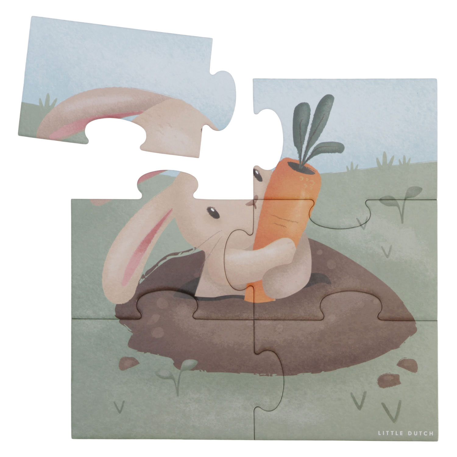 Little Dutch Legpuzzel 4in1 Little Farm FSC