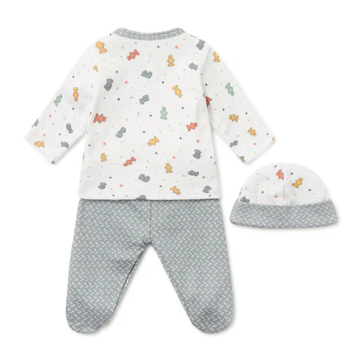 Conjunto de pingentes para recém-nascido branco
