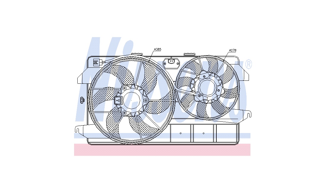 Ventilator, motorkøling