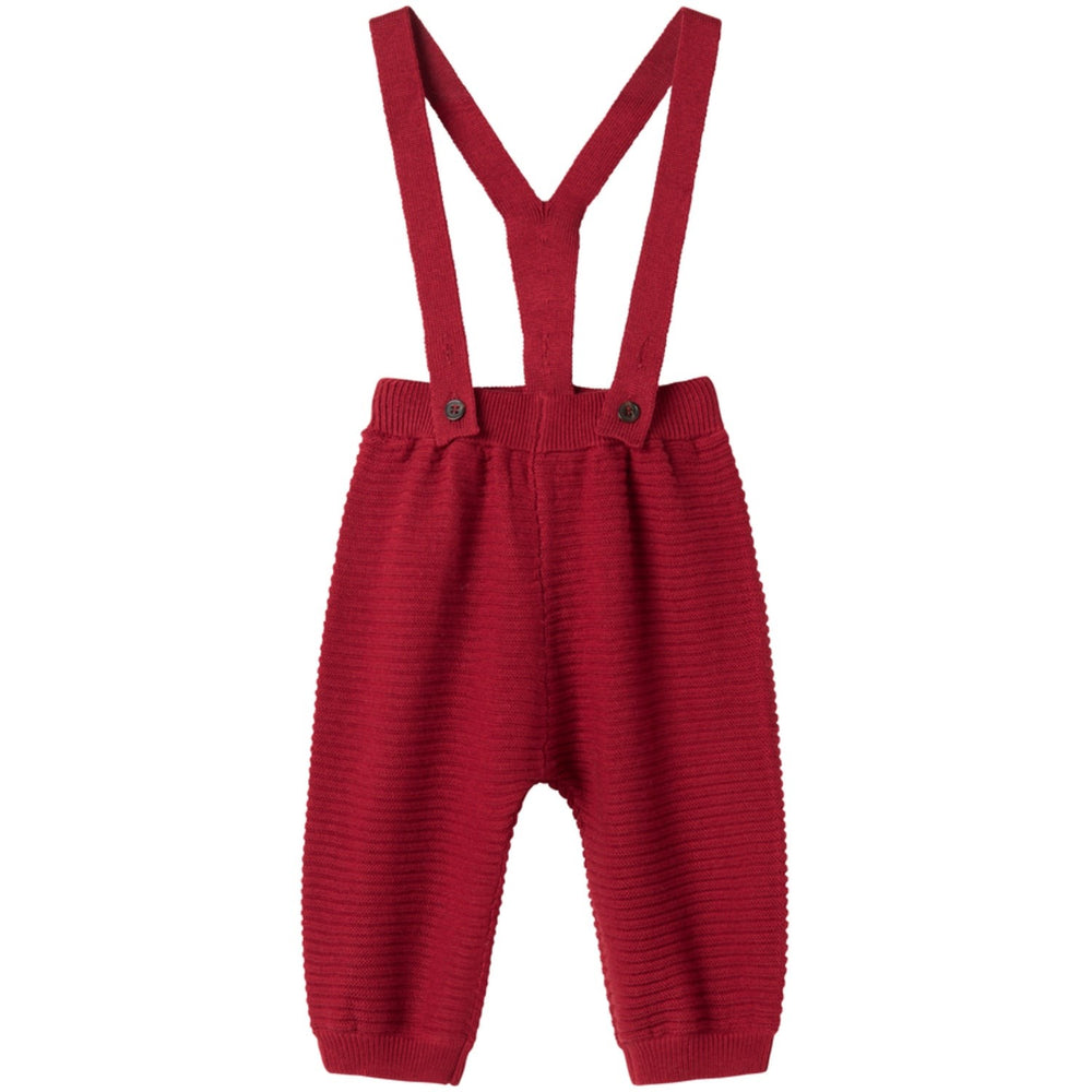 Køb MarMar Cotton Rayon Knit Solid Hibiscus Red Perrin Bukser