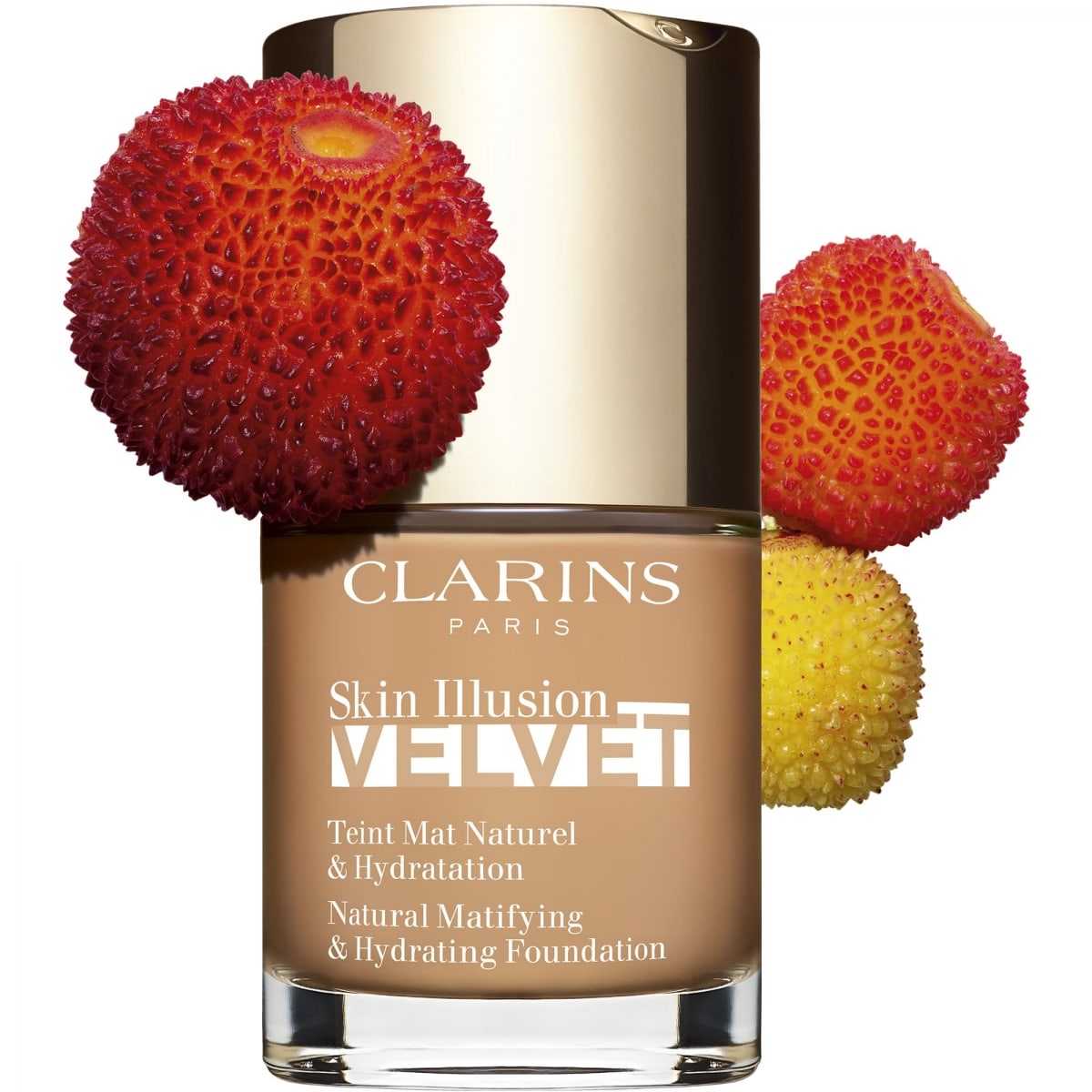 CLARINS Skin Illusion Velvet Fond de Teint Mat Naturel &  Hydratation