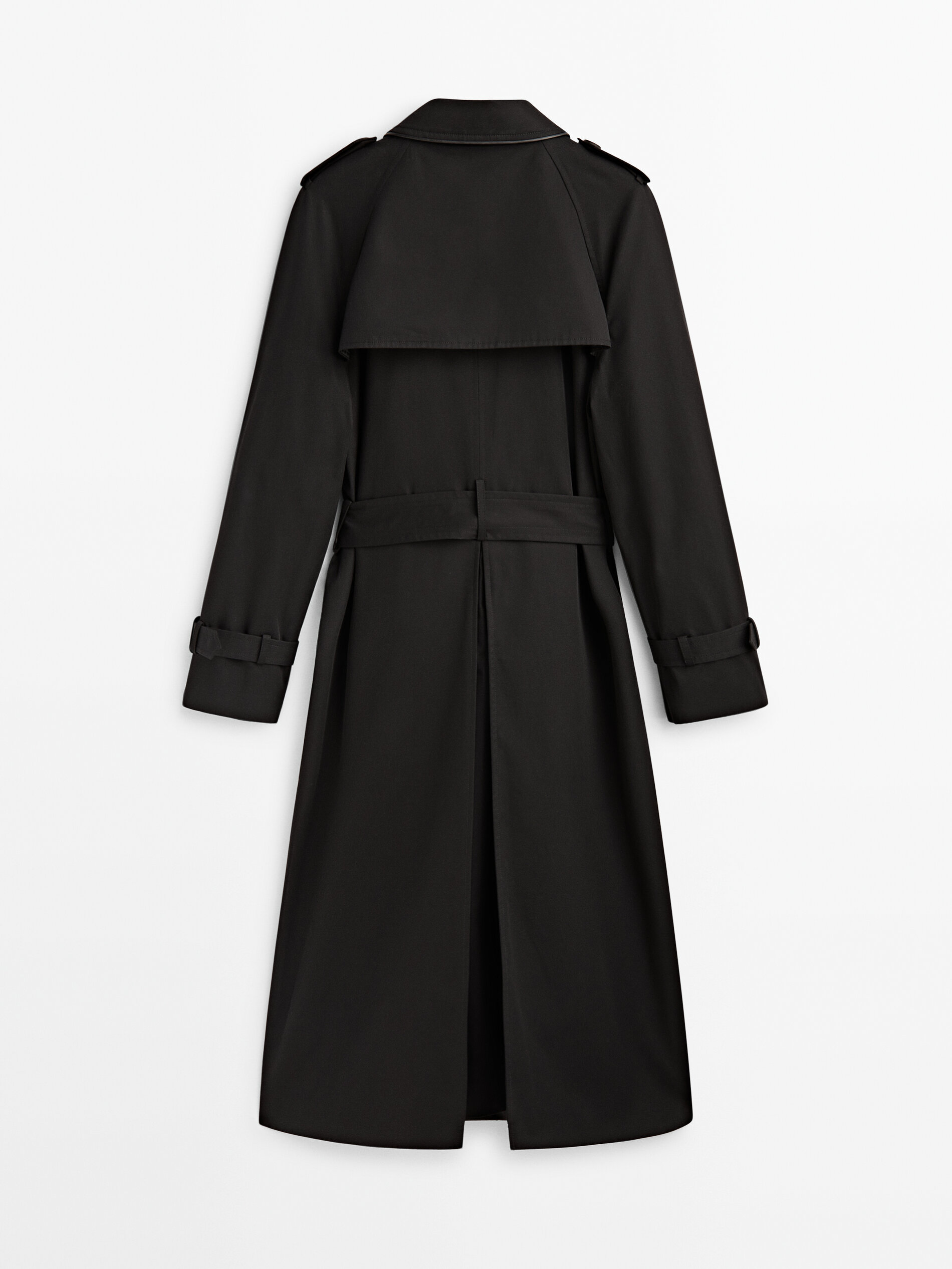 Detalhes de gabardina vivo - PRETO