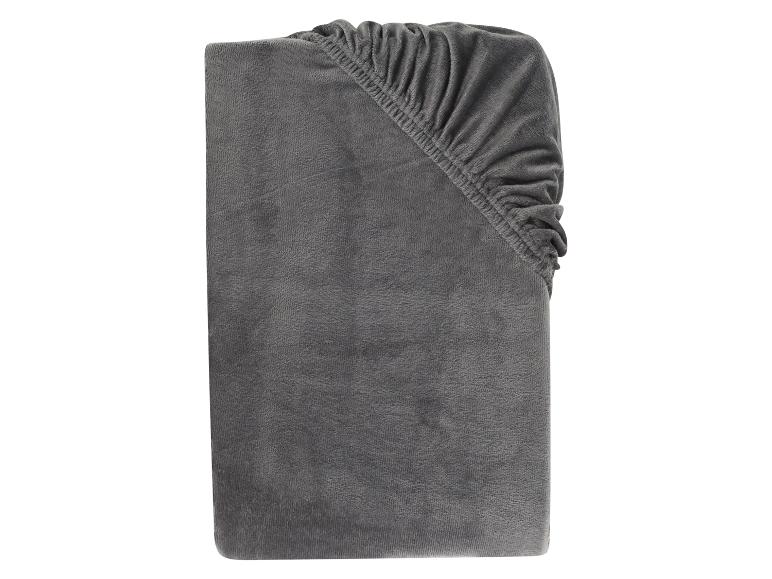 Pluche hoeslaken 140-160 x 200 cm