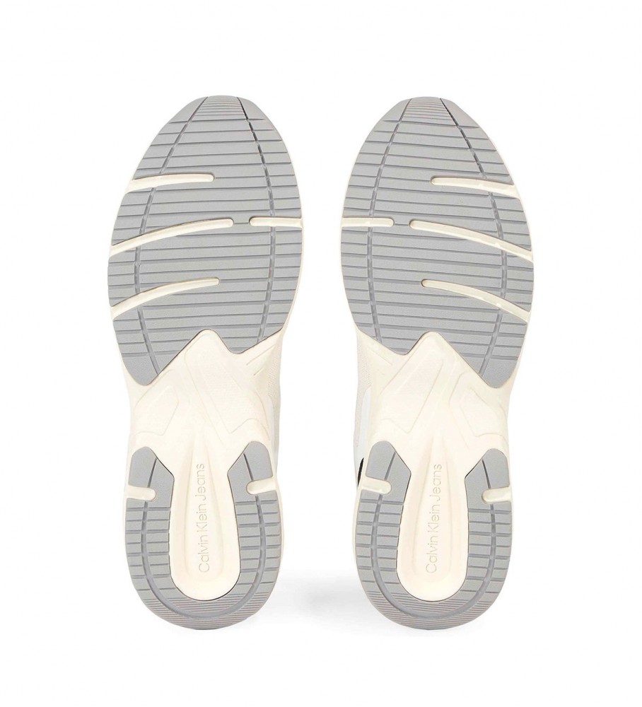 Tênis retrô Calvin Klein Jeans branco
