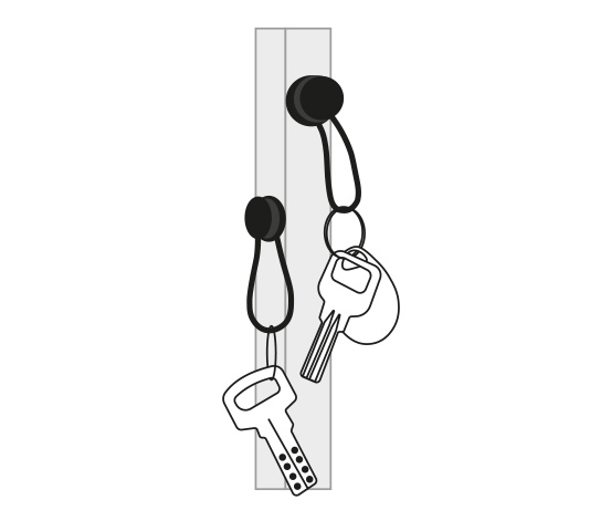 2 Magnet-Clips