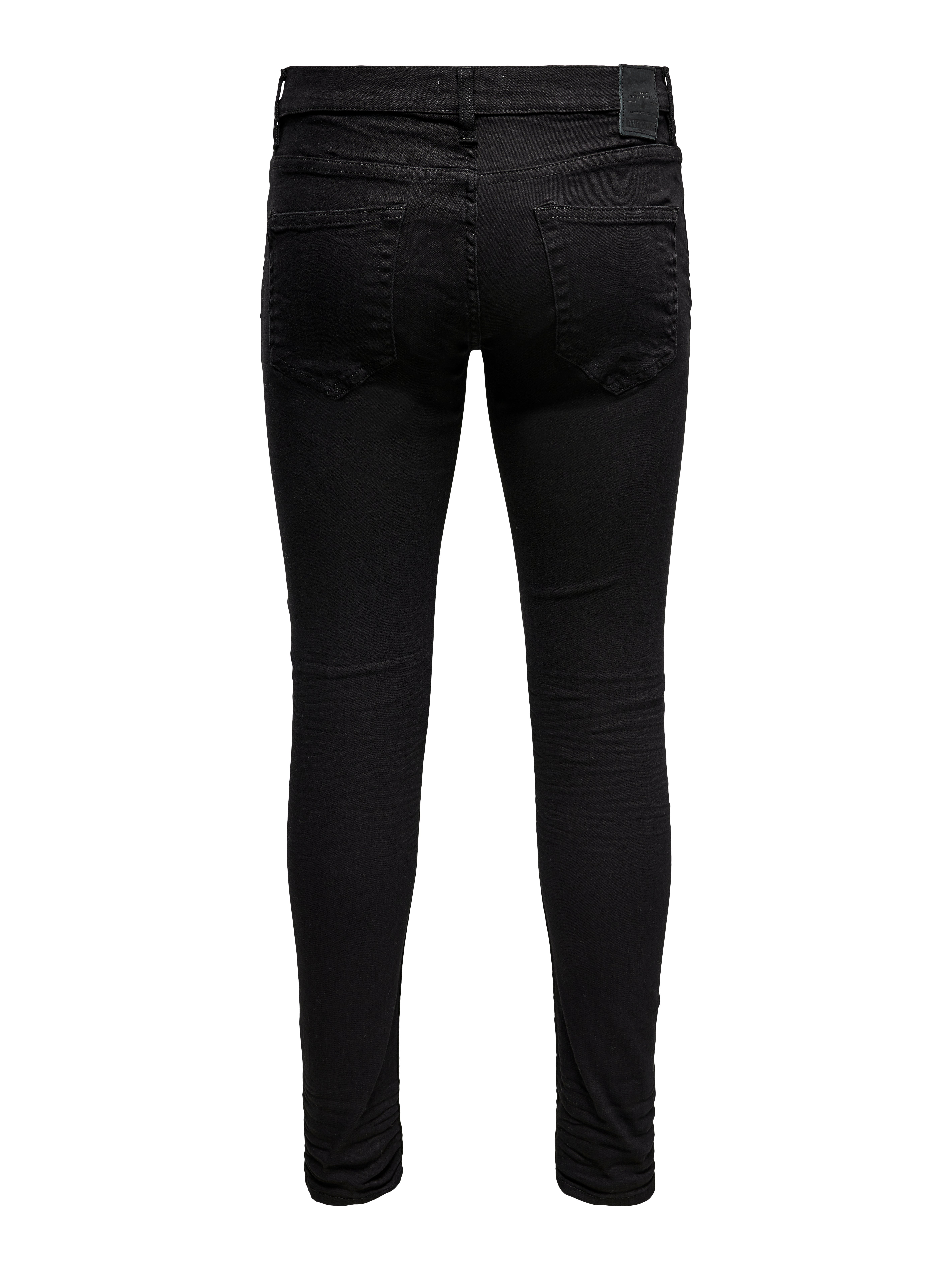 ONSLOOM Mid Rise Slim Fit Jeans Black Denim