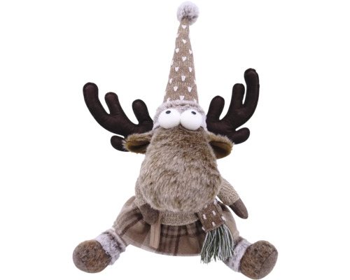 Decoratief beeldje Lafiora rendier H 42 cm