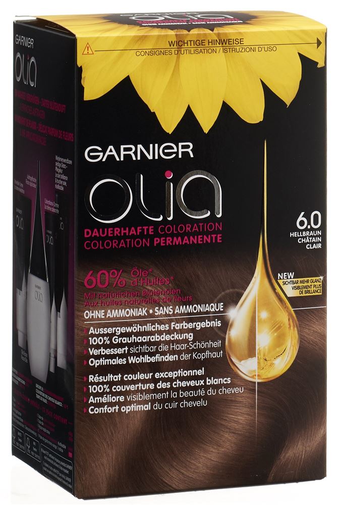 OLIA Haarfarbe<br>1 Stück, 6.0 Hellbraun