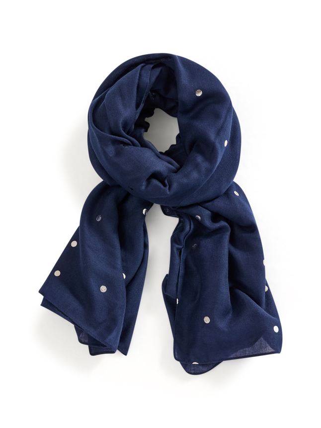 Foulard imprimé à pois