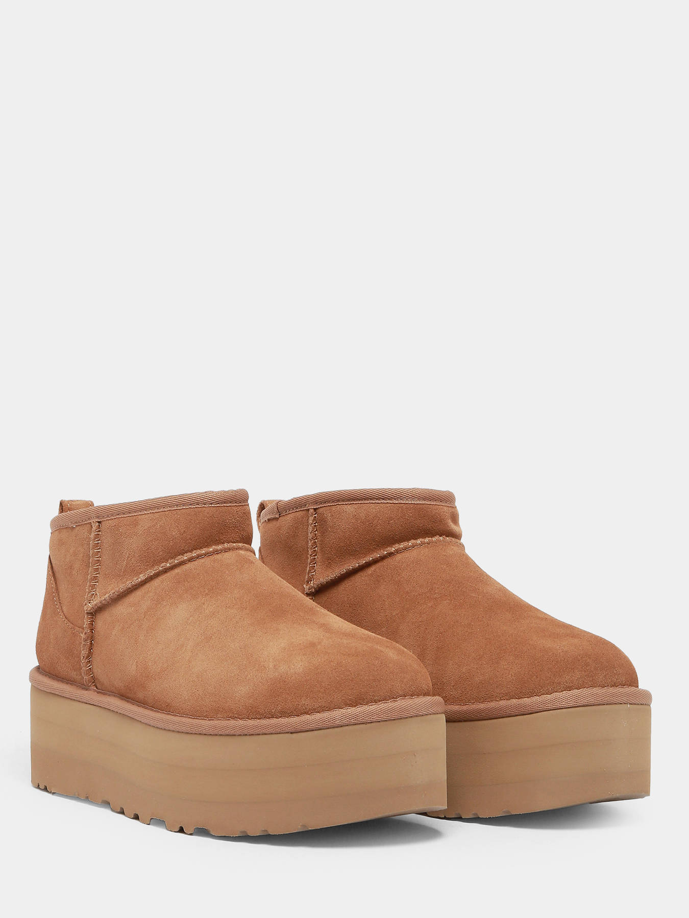 Boots Classic Ultra Mini Platform en cuir UGG