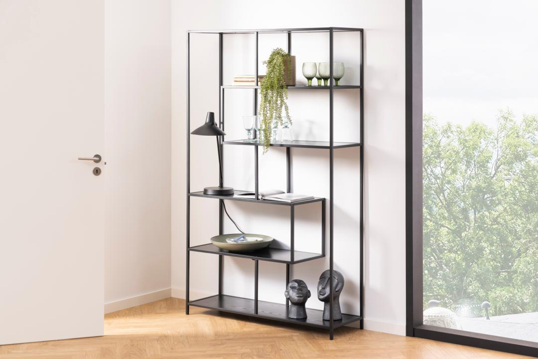 Open kast Mando - Zwart