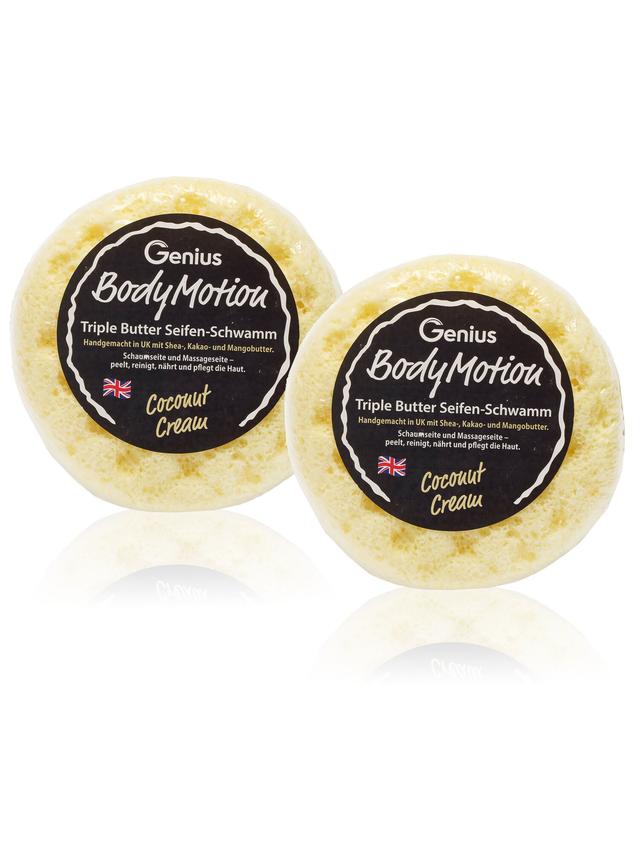 BeautyTrends BodyMotion Seifen-Schwamm 3–in–1, 2er-Set