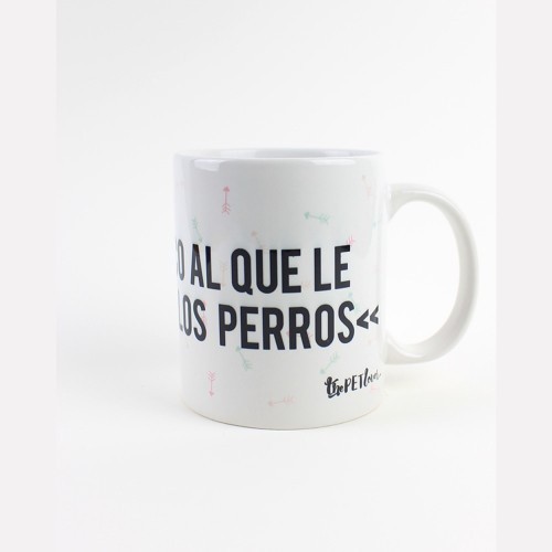 Caneca. Procuro um cara que ame cachorros. Branca.