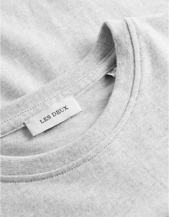 Les Deux Dexter T-Shirt Kids Snow melange