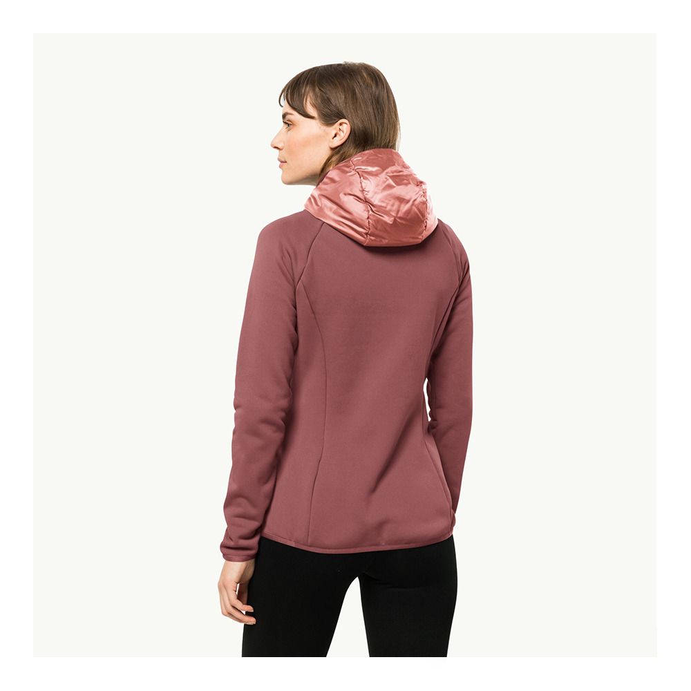 Jack Wolfskin ROUTEBURN PRO HYBRID - Veste Femme blush powder