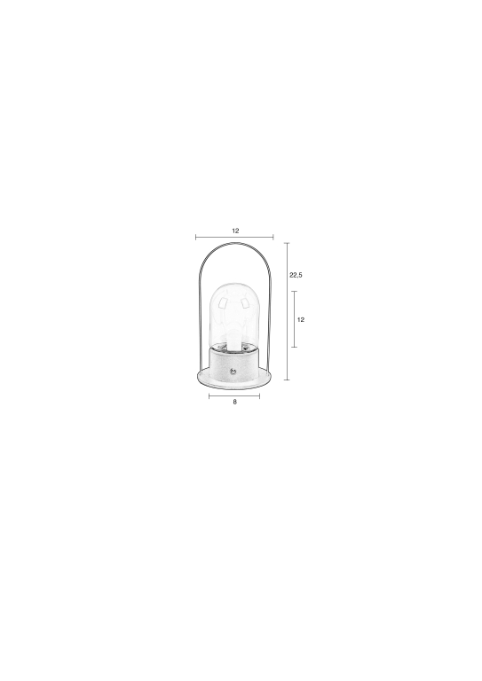 Zuiver Smarty tafellamp LED oplaadbaar