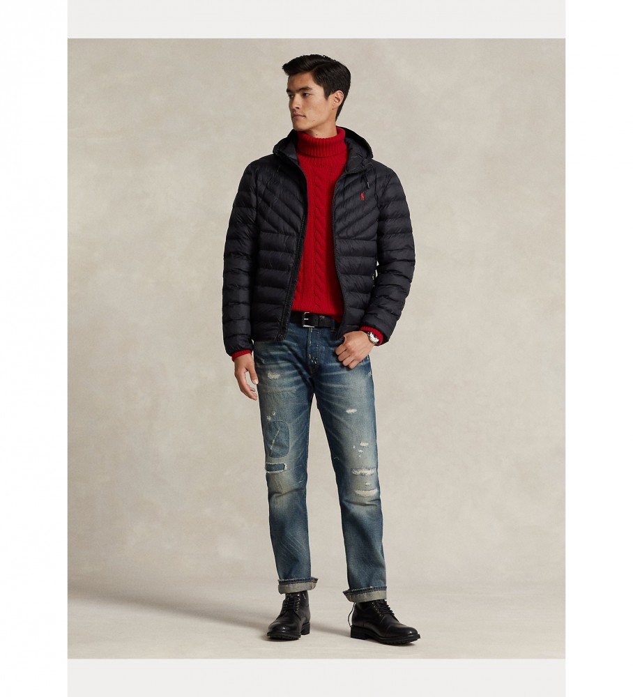 Jaqueta dobrável impermeável Ralph Lauren, preta