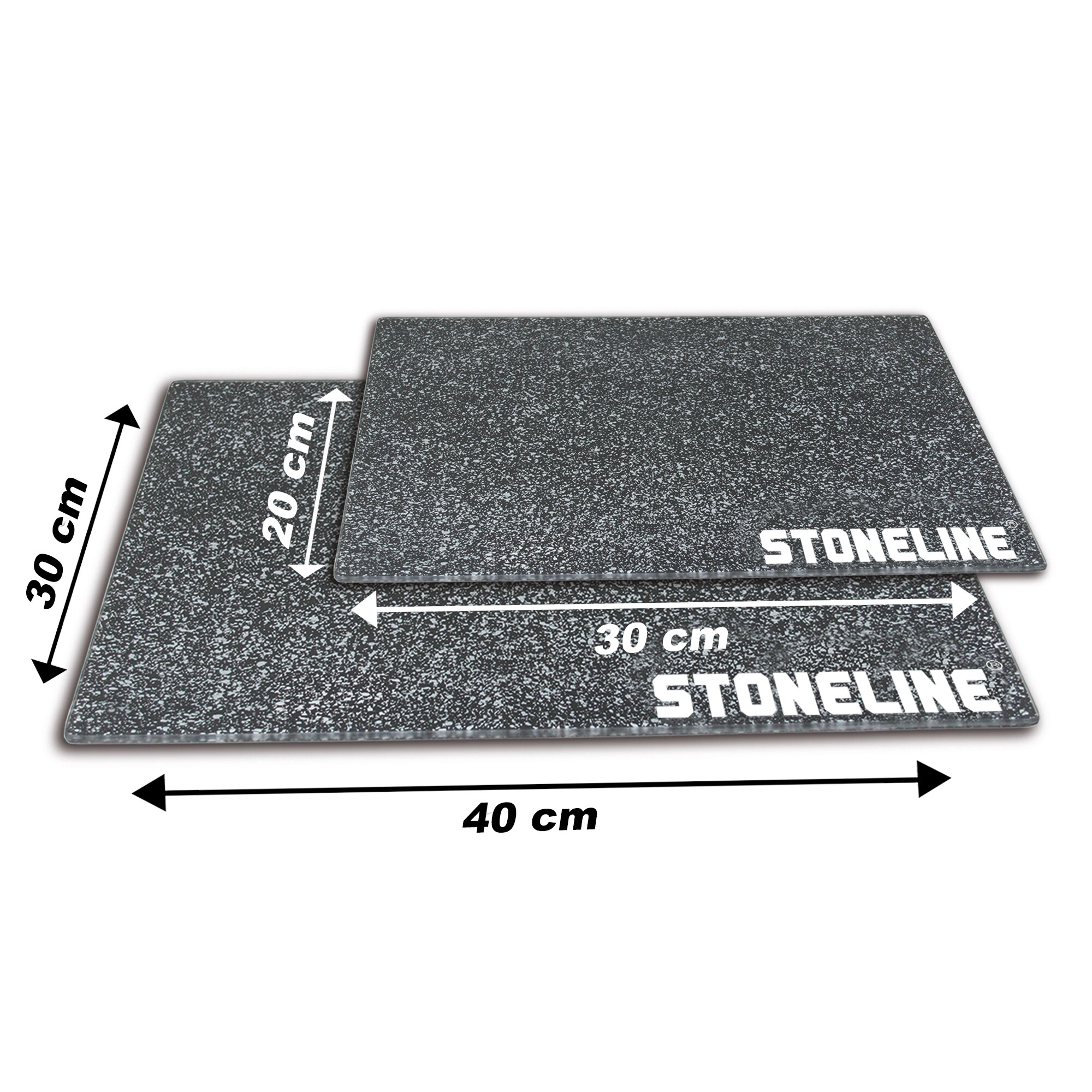 STONELINE® Glasschneideplatten-Set, 2-tlg.