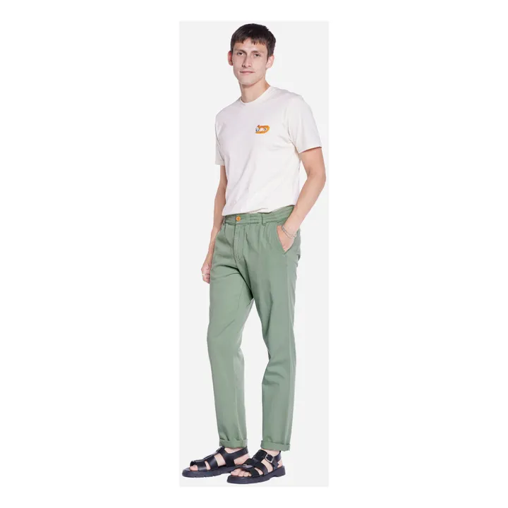 Olow Pantalon Chino Coton Bio | Sauge