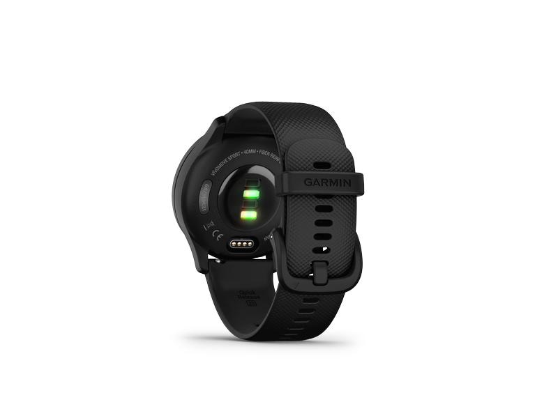 GARMIN Sportuhr Vivomove Sport Schwarz/Grau Sportuhr