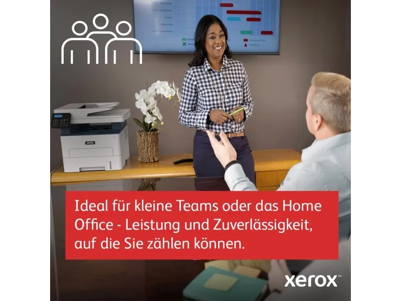 Xerox B225 - Multifunktionsprinter - S/H - laser - A4/Legal (medie) - op til 34 spm (udskriver) - 250 ark - USB 2.0, LAN, Wi-Fi(n), USB 2.0 vært - Green World Alliance returneringsprogram