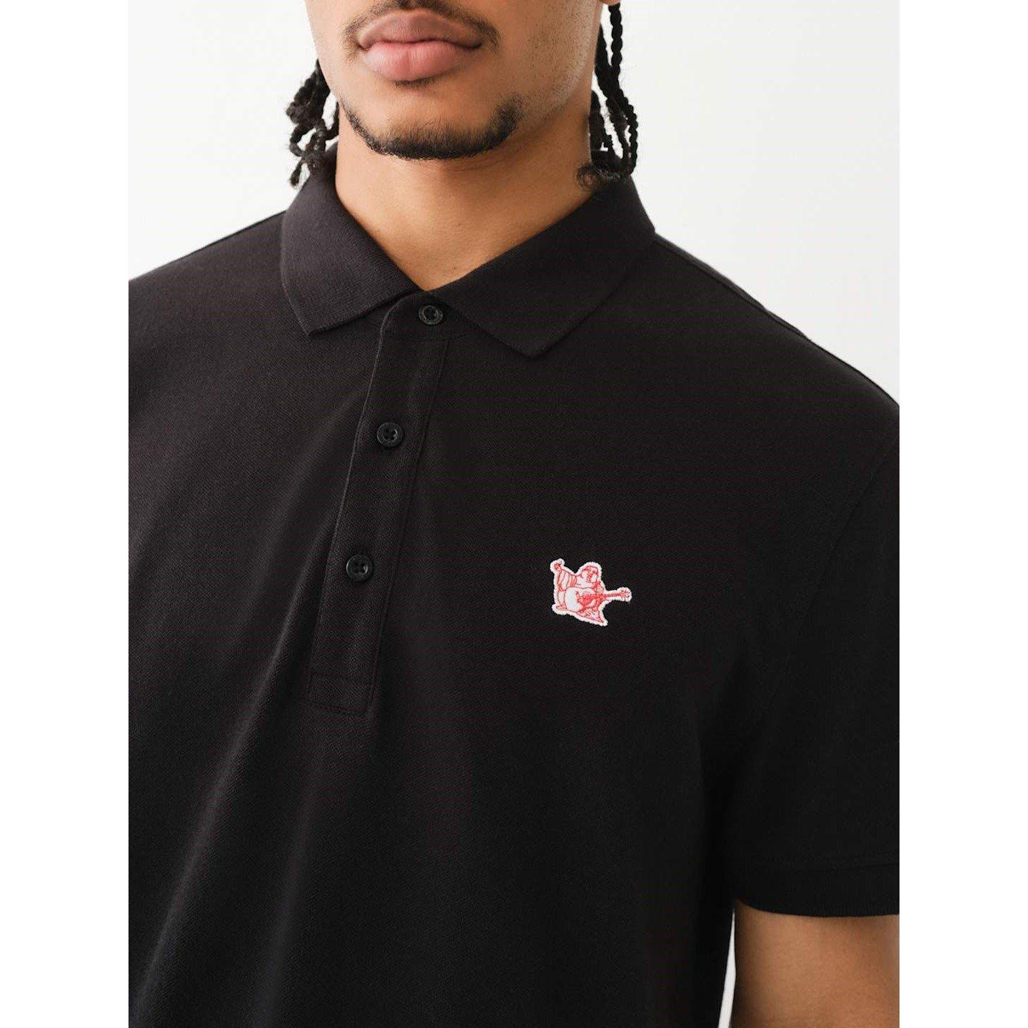 True Religion Buddha Patched Logo Polo Shirt