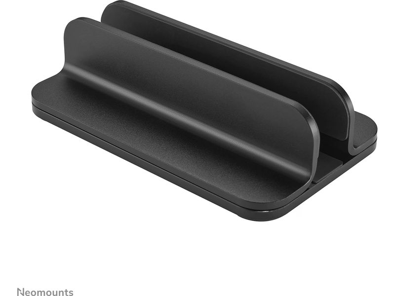 NEOMOUNTS Notebookständer NSLS300BLACK bis 5 kg – Schwarz Vertikaler Laptop-Ständer Schwarz