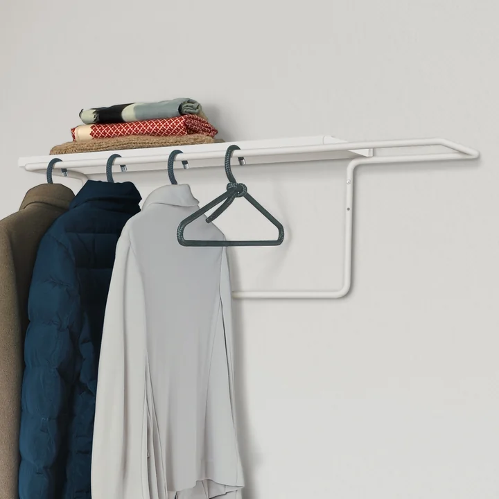 vonbox - Wire Garderobe, schwarz (RAL 9005)