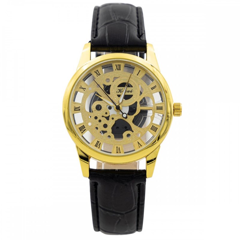 Montre Homme CHTIME bracelet Cuir Noir