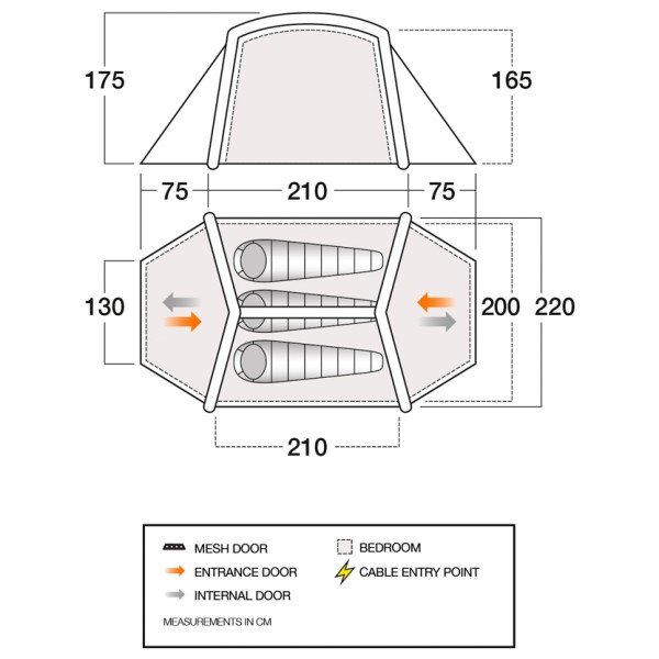 Vango - Classic Air 300 - Tente 3 places