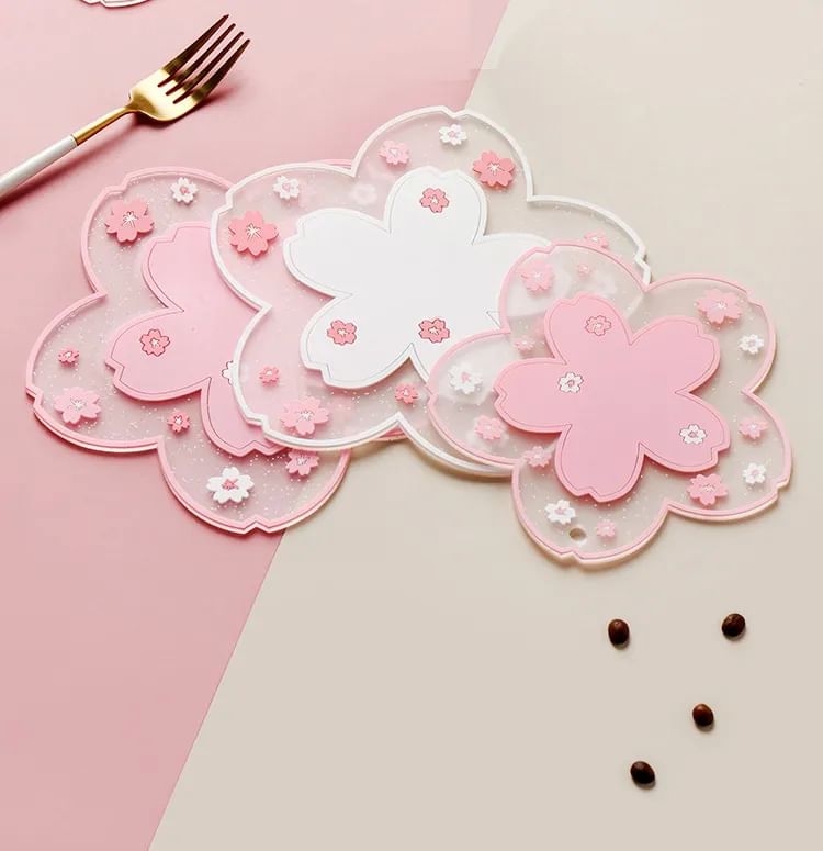 Home Simply - Sakura PVC Onderzetter / Hittebestendige Onderlegger (Verschillende Ontwerpen)